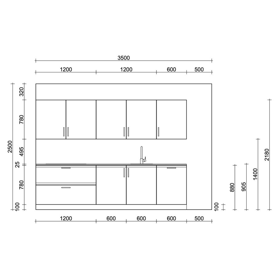 Eco Mint Parallel Keuken Hoogglans Alpine Wit Eco Mint Parallel Keuken Hoogglans Alpine Wit