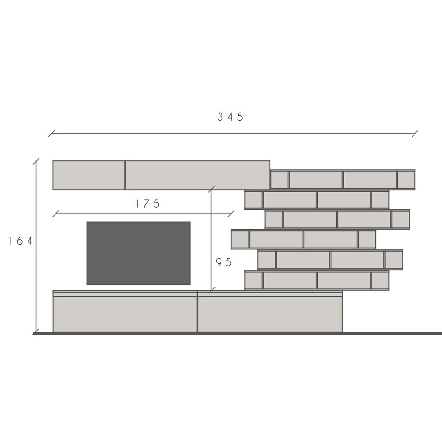 Infinity 2.0 Brons / Mercure Eiken TV Meubel Set 13 Infinity 2.0 Brons / Mercure Eiken TV Meubel Set 13