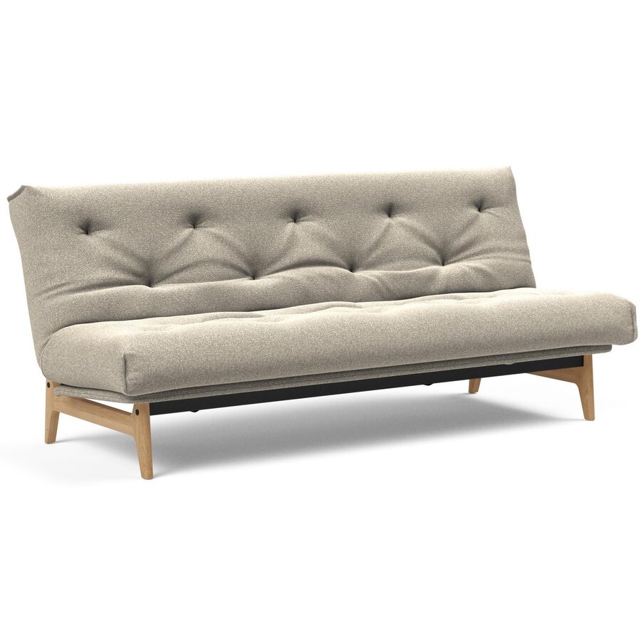 Aslak Beige Bouclé Slaapbank 120 cm Aslak Beige Bouclé Slaapbank 120 cm