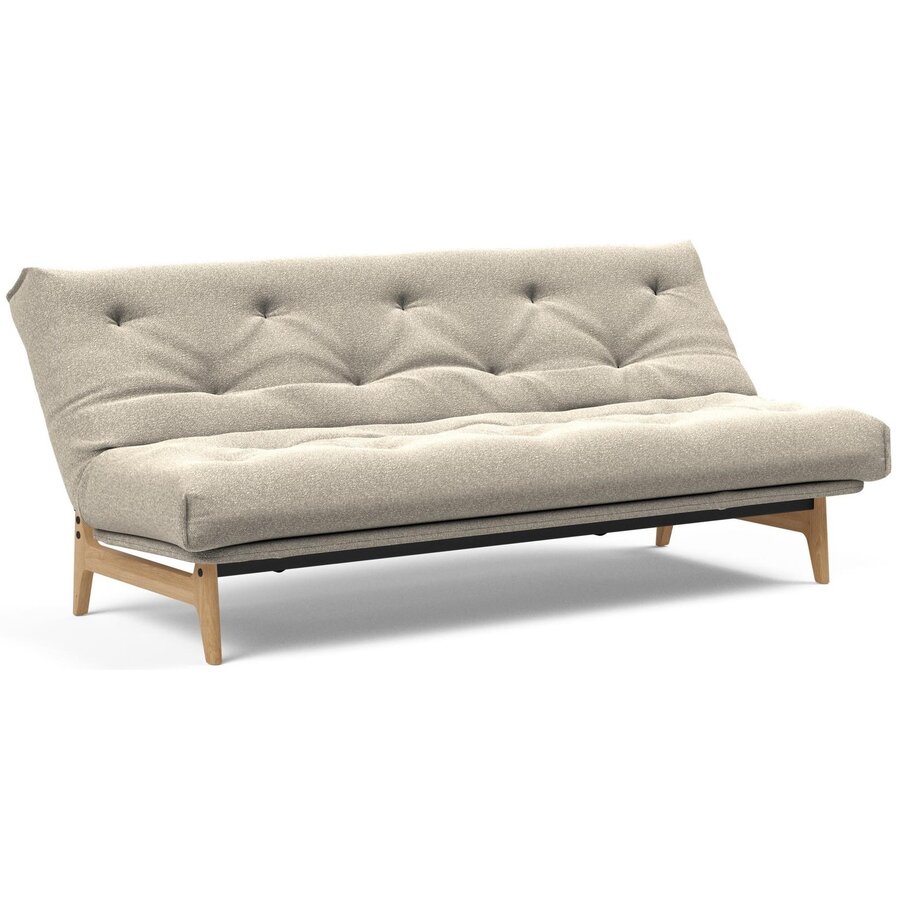 Aslak Beige Bouclé Slaapbank 120 cm Aslak Beige Bouclé Slaapbank 120 cm