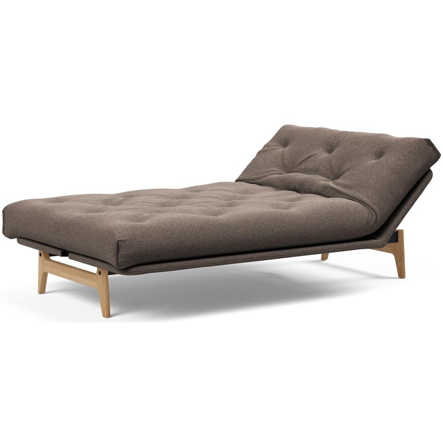 Aslak Taupe Bouclé Slaapbank 120 cm Aslak Taupe Bouclé Slaapbank 120 cm