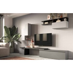 Benvenuto Design Infinity 2.0 Ardesia/Gesso/Piombo TV Meubel Set 33