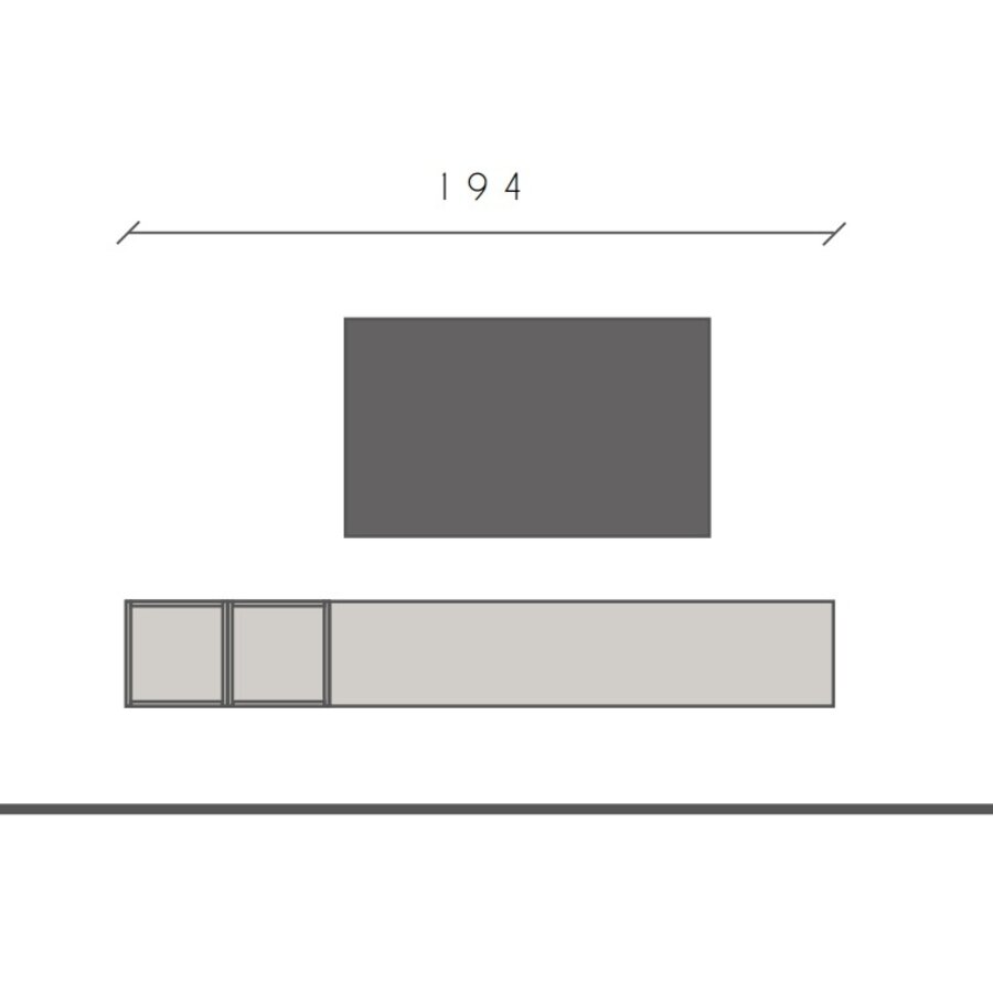 Infinity 2.0 Argilla / Mercure Eiken TV Meubel Infinity 2.0 Argilla / Mercure Eiken TV Meubel