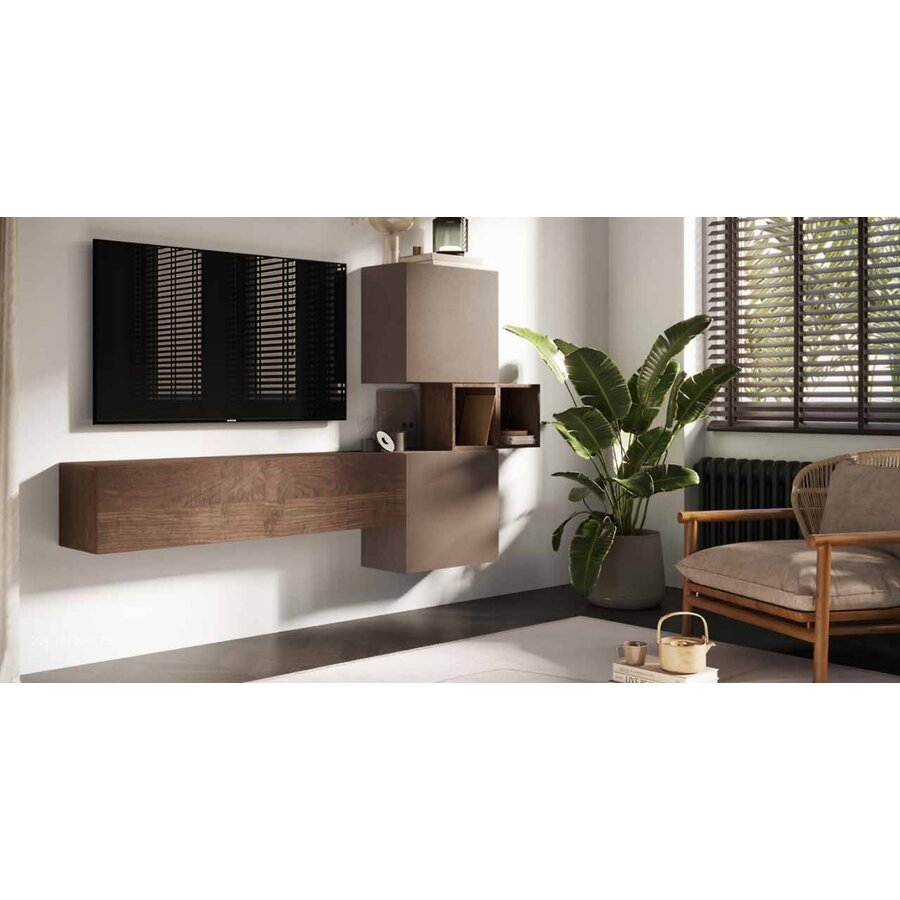 Infinity 2.0 Brons / Mercure Eiken TV Meubel Set 53 Infinity 2.0 Brons / Mercure Eiken TV Meubel Set 53