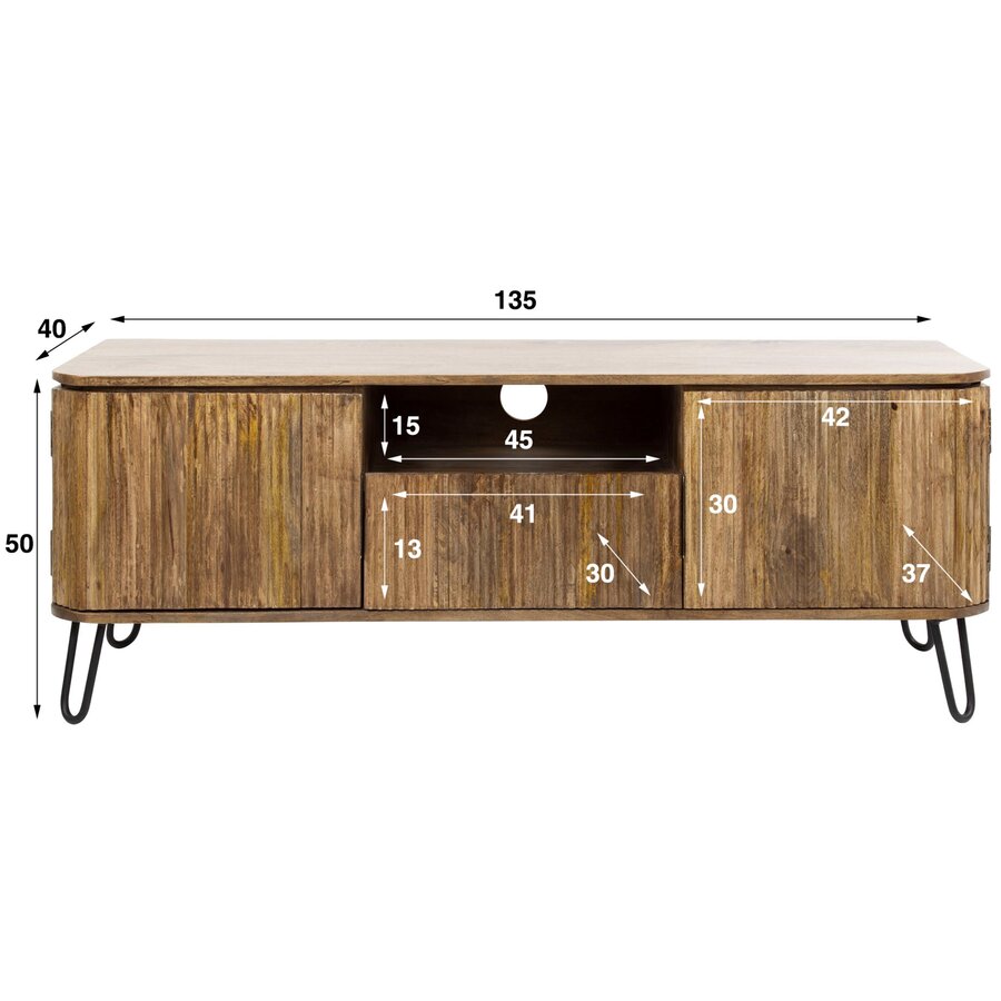 Wave Mango Hout TV-Meubel Wave Mango Hout TV-Meubel