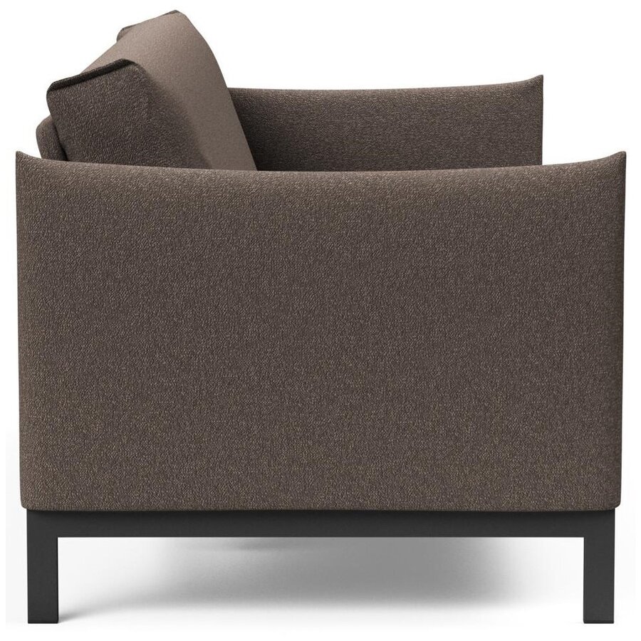Junus Taupe Bouclé Slaapbank 140 cm Junus Taupe Bouclé Slaapbank 140 cm
