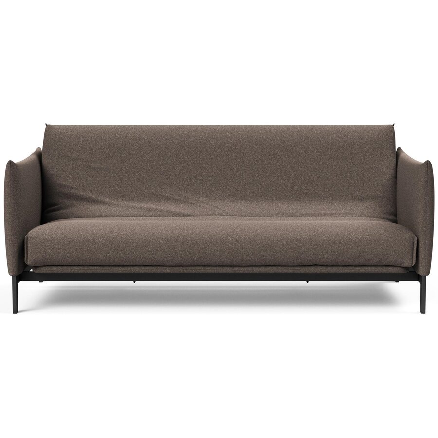 Junus Taupe Bouclé Slaapbank 140 cm Junus Taupe Bouclé Slaapbank 140 cm