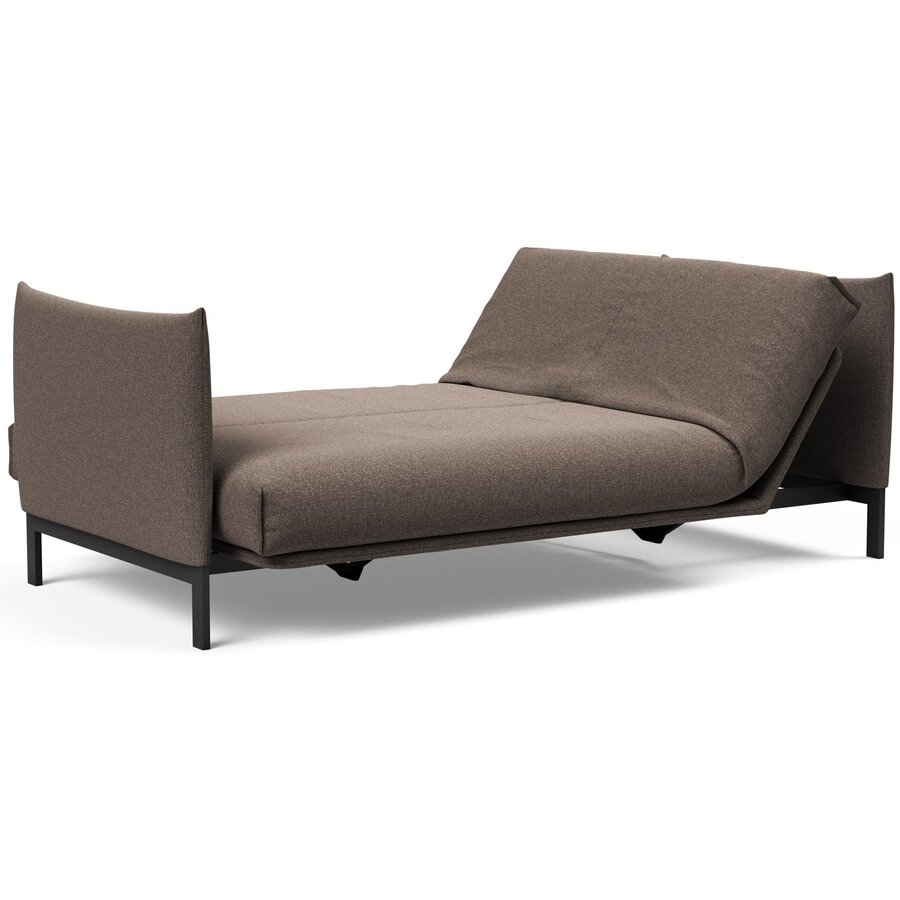 Junus Taupe Bouclé Slaapbank 140 cm Junus Taupe Bouclé Slaapbank 140 cm