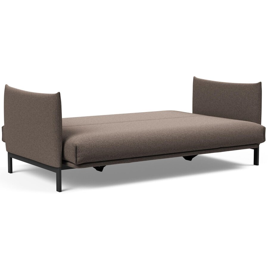 Junus Taupe Bouclé Slaapbank 140 cm Junus Taupe Bouclé Slaapbank 140 cm