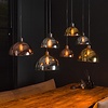 Tricolore Glazen Hanglamp 4+3 Disk