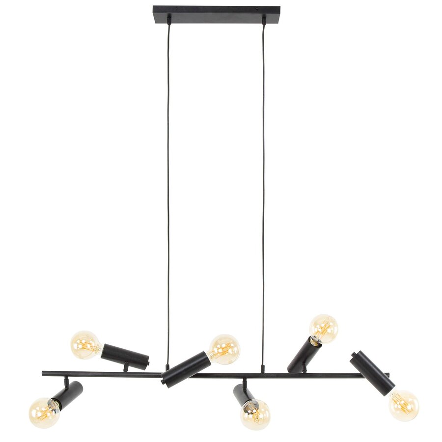 Point Houtskool Zwart Hanglamp 6L Point Houtskool Zwart Hanglamp 6L