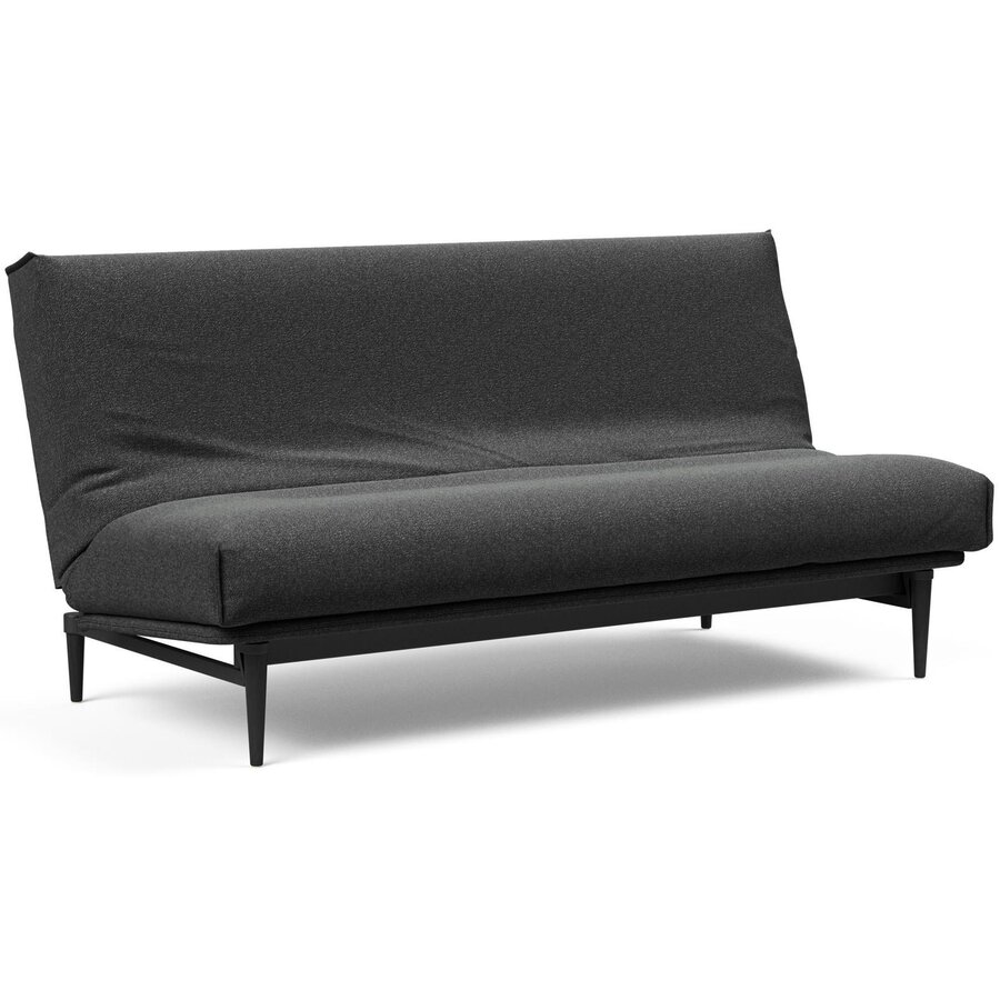 Colpus Houtskool Zwart Bouclé Slaapbank Colpus Houtskool Zwart Bouclé Slaapbank