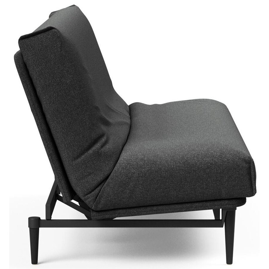 Colpus Houtskool Zwart Bouclé Slaapbank Colpus Houtskool Zwart Bouclé Slaapbank