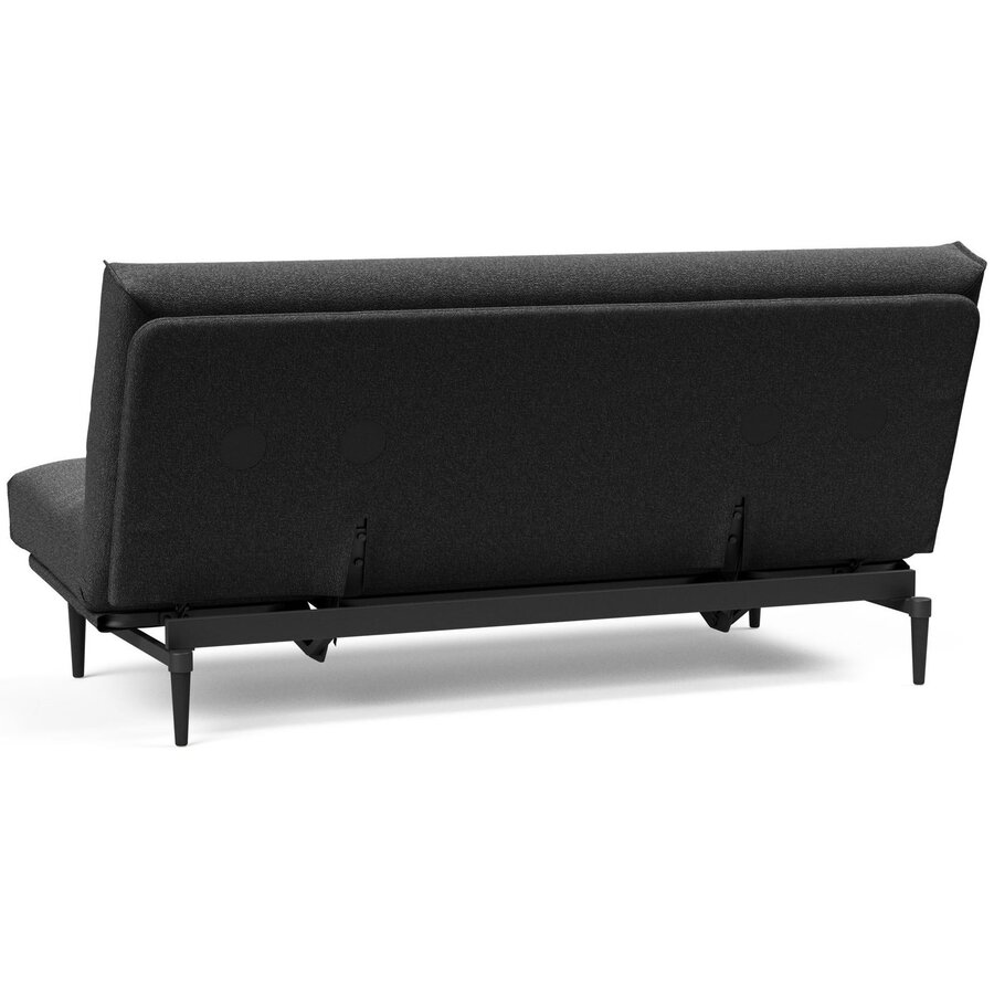 Colpus Houtskool Zwart Bouclé Slaapbank Colpus Houtskool Zwart Bouclé Slaapbank