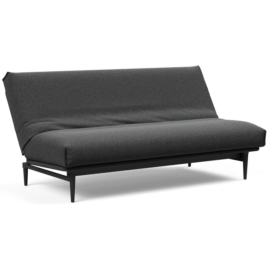 Colpus Houtskool Zwart Bouclé Slaapbank Colpus Houtskool Zwart Bouclé Slaapbank