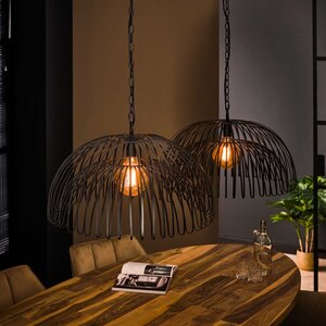 Davidi Design Bend Houtskool Zwart Hanglamp 2L