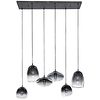 Mixy Artic Zwart Hanglamp 3+3