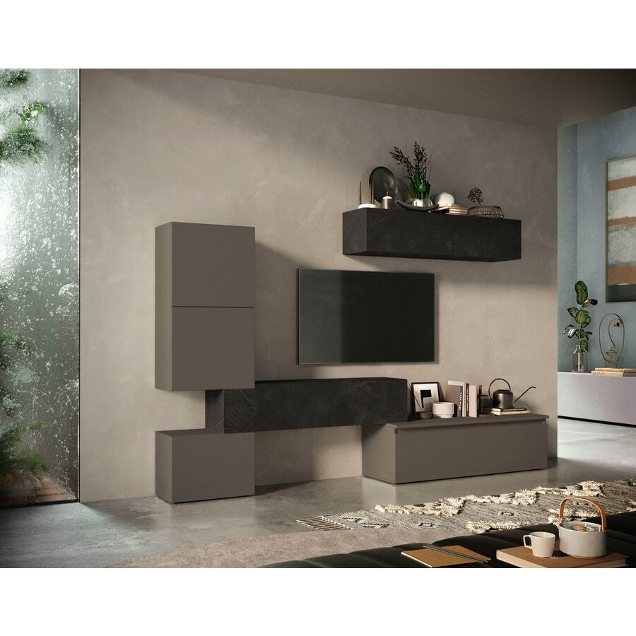 Infinity 2.0 Horizontaal Wandmeubel Piombo Infinity 2.0 Horizontaal Wandmeubel Piombo