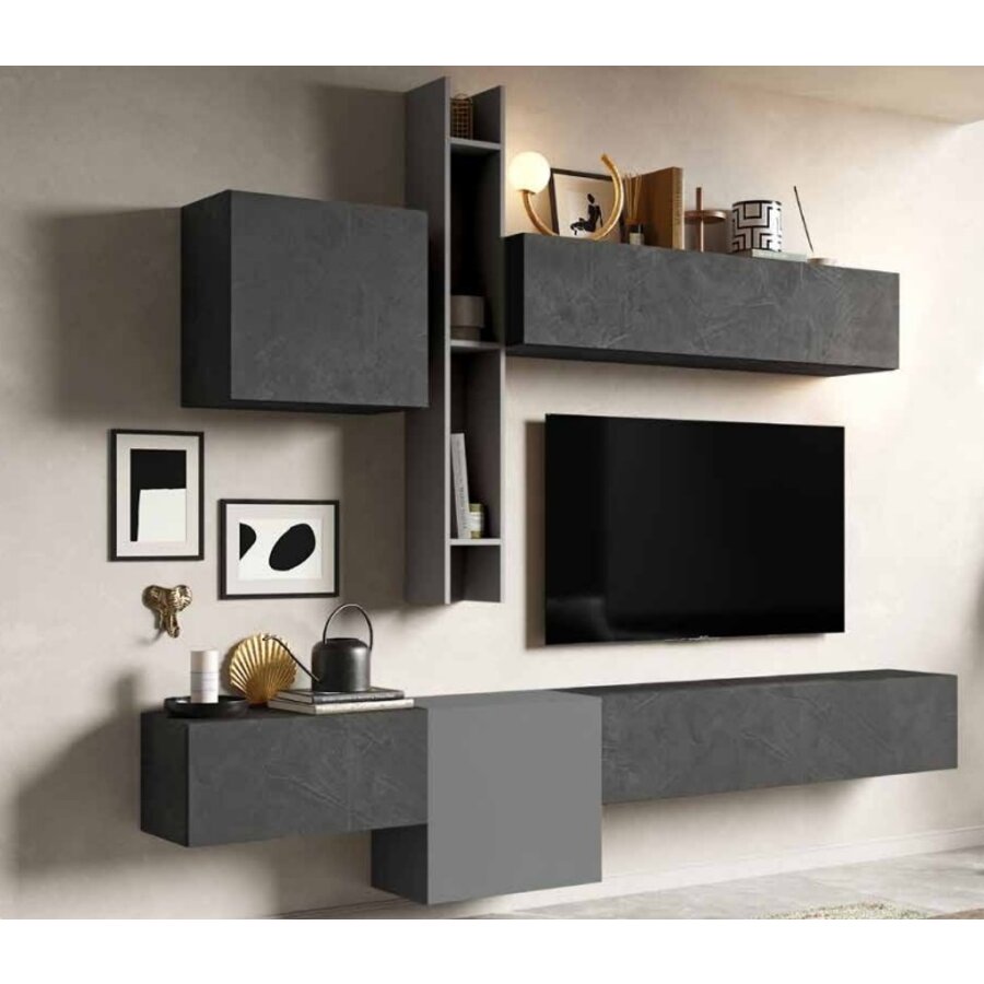 Infinity 2.0 Horizontaal Wandmeubel Piombo Infinity 2.0 Horizontaal Wandmeubel Piombo