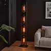 Tink Glas-Geperforeerd Staal Vloerlamp 4L Tower