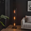 Tink Glas-Geperforeerd Staal Vloerlamp 3L Tower