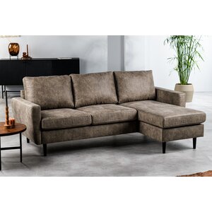 Lions Design Savannah Taupe 3-zits Bank + Chaise Longue Rechts/Link