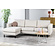 Dillona Ivory 3-zits Bank + Chaise Longue Rechts/Links