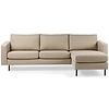 Dillona Beige 3-zits Bank + Chaise Longue Rechts/Links