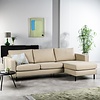 Dillona Beige 3-zits Bank + Chaise Longue Rechts/Links