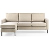 Dillon 3-zits Bank + Chaise Longue Beige Rechts/Links