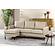 Dillon 3-zits Bank + Chaise Longue Beige Rechts/Links