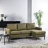 Dillon 3-zits Bank + Chaise Longue Groen Rechts/Links