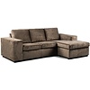 Solace Bruin 3-zits Bank + Chaise Longue Rechts/Links