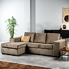 Solace Bruin 3-zits Bank + Chaise Longue Rechts/Links