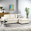 Solace Beige 3-zits Bank + Chaise Longue Rechts/Links