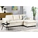 Solace Beige 3-zits Bank + Chaise Longue Rechts/Links