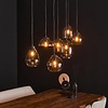 Mixy Chrome Hanglamp 4+3L