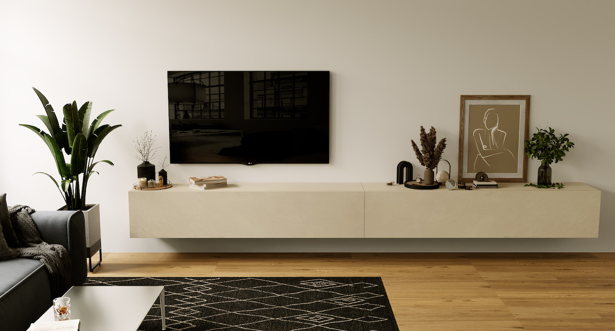 Nova Design Valentino 276 cm Argilla TV Wandmeubel
