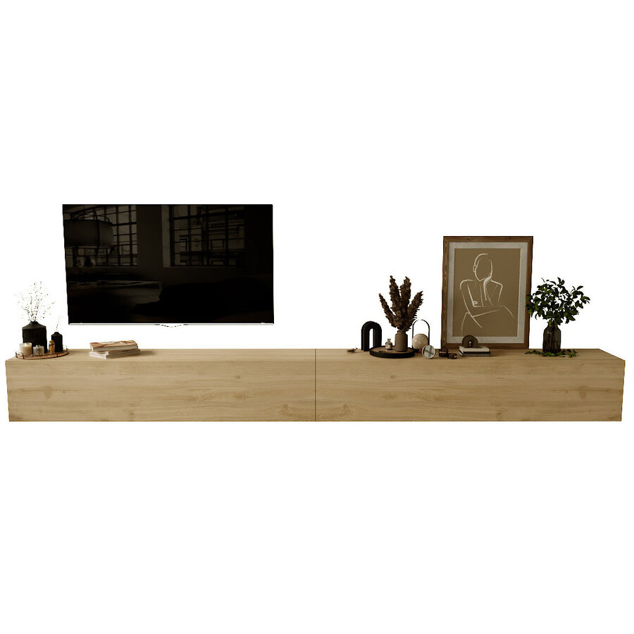 Valentino 276 cm Kadiz TV Wandmeubel Valentino 276 cm Kadiz TV Wandmeubel