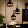 Caprice Zwart Hanglamp 3L Getrapt