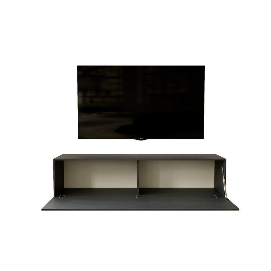 Valentino 138 cm Nero TV Wandmeubel