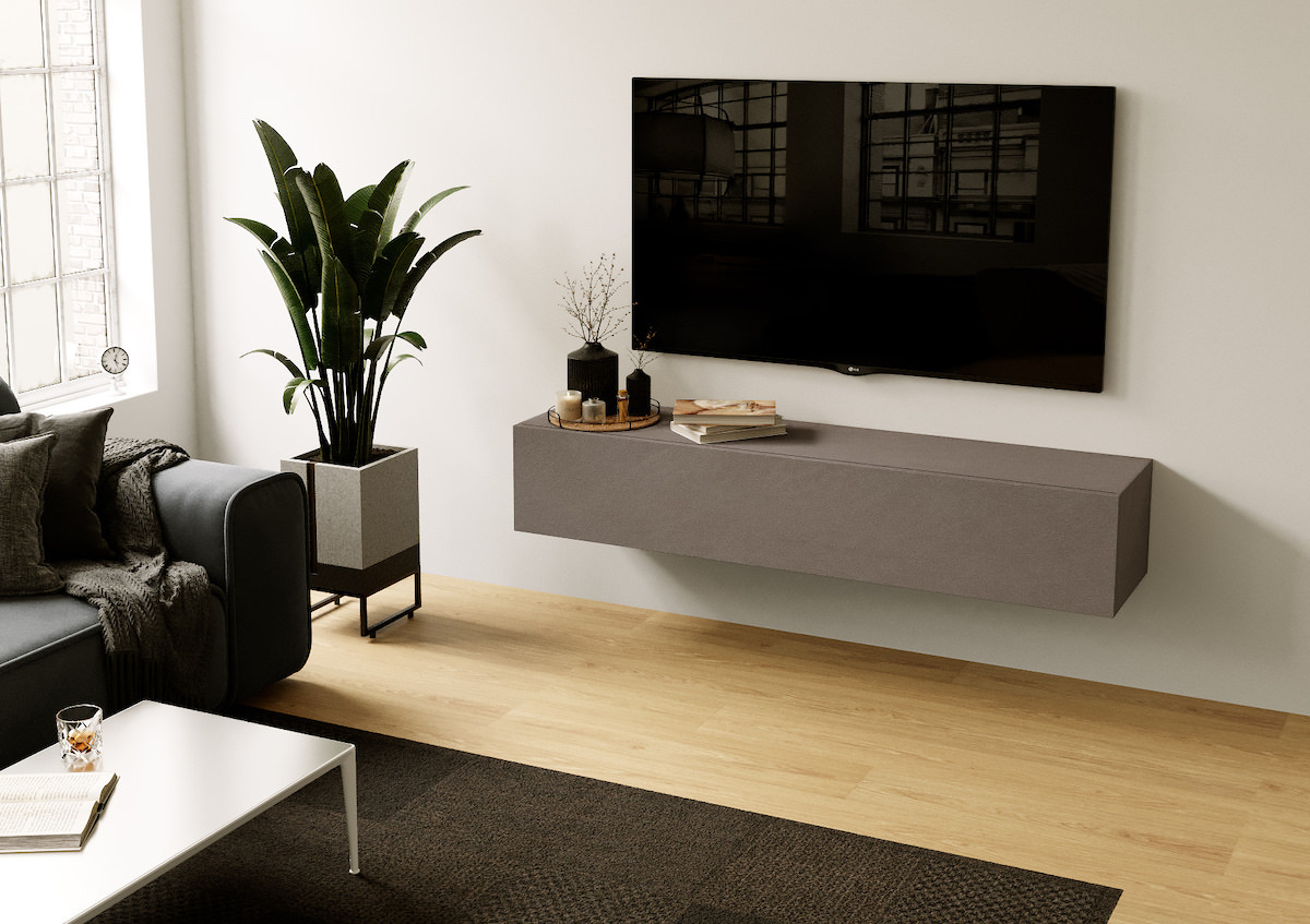 Nova Design Valentino 138 cm Brons TV Wandmeubel