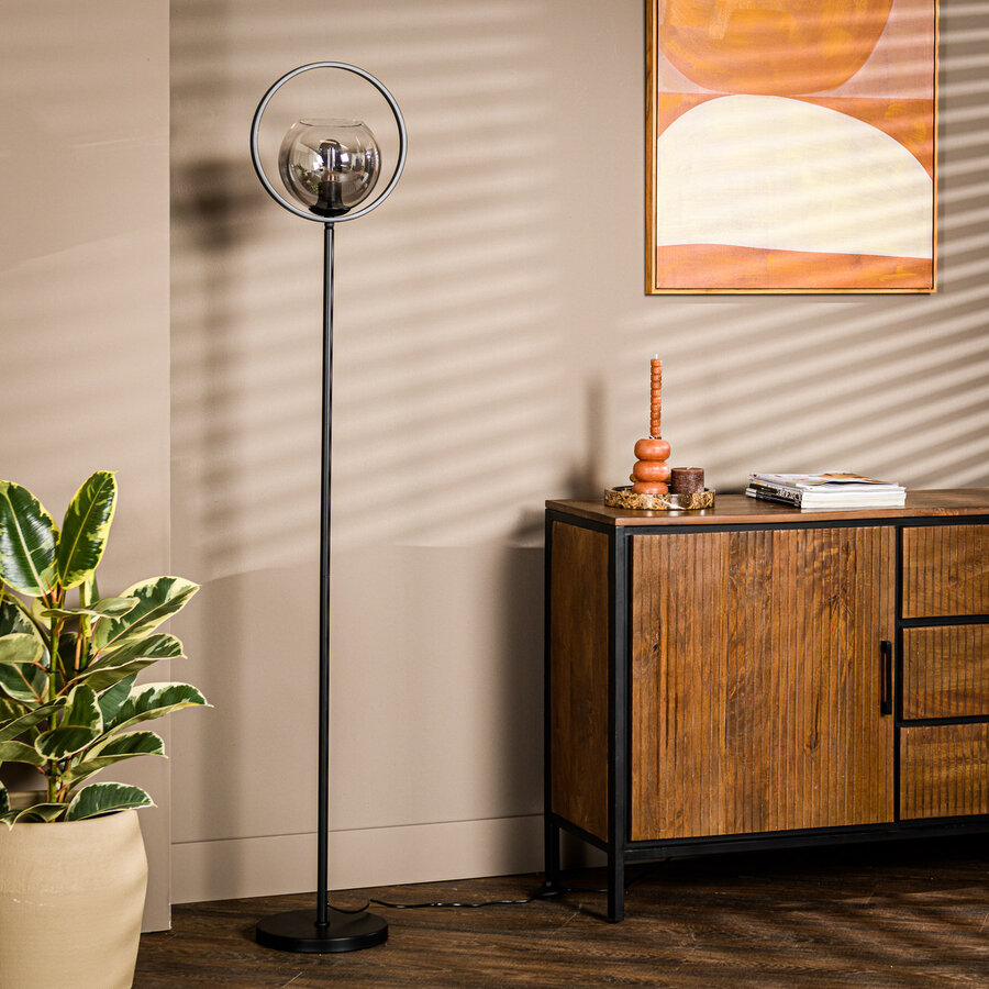 Naz Smoke Glas Vloerlamp 1L Naz Smoke Glas Vloerlamp 1L