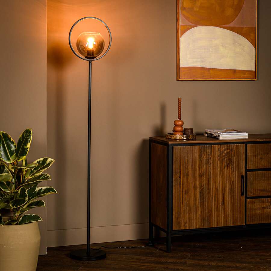 Naz Smoke Glas Vloerlamp 1L Naz Smoke Glas Vloerlamp 1L