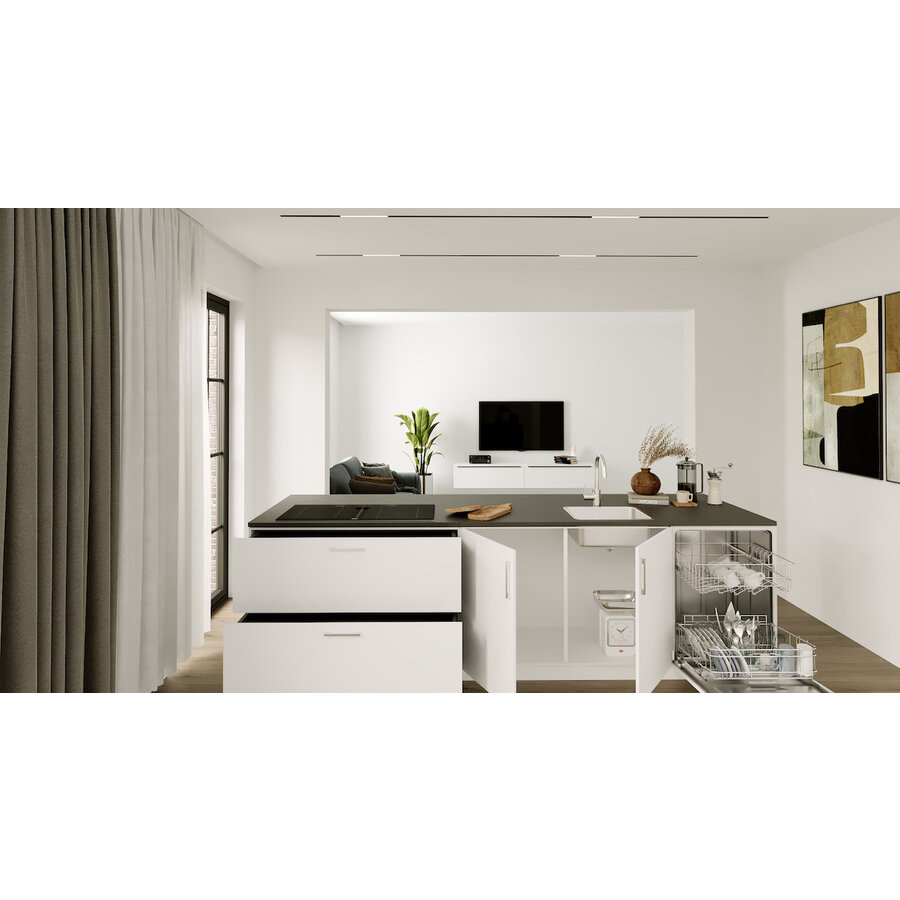 Turin Rozemarijn Eiland Keuken Alpine Wit Turin Rozemarijn Eiland Keuken Alpine Wit