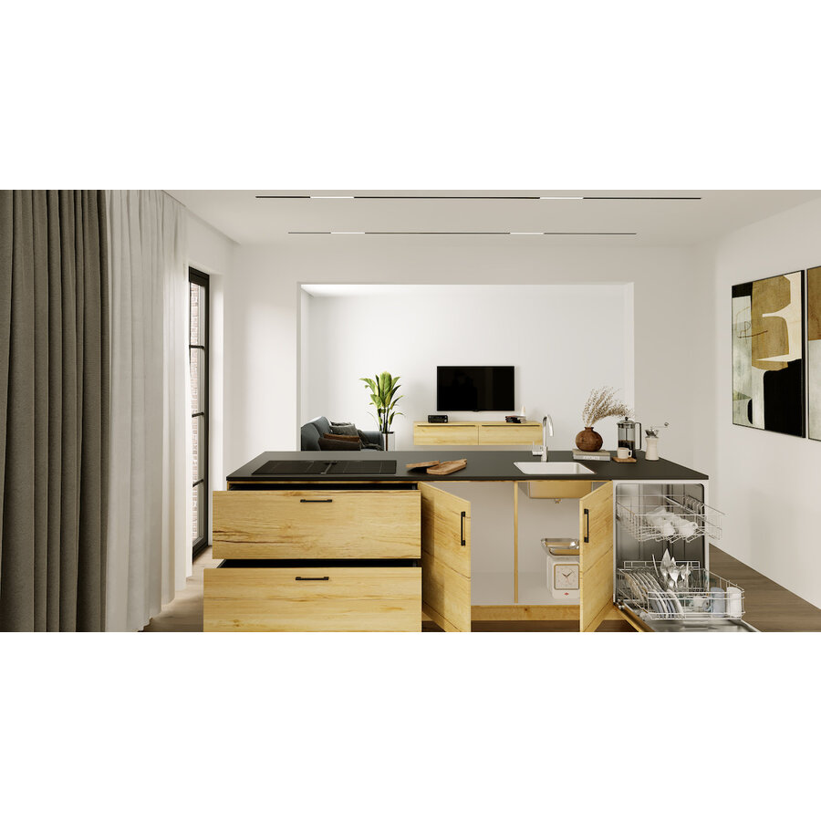 Trendy Rozemarijn Eiland Keuken Eiken Goudbruin Trendy Rozemarijn Eiland Keuken Eiken Goudbruin