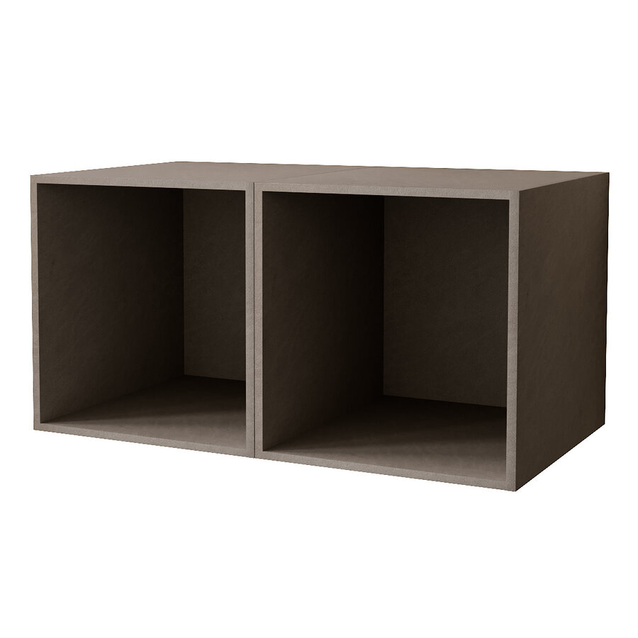 Infinity 2.0 Set van 2 Open Kubus Brons Infinity 2.0 Set van 2 Open Kubus Brons