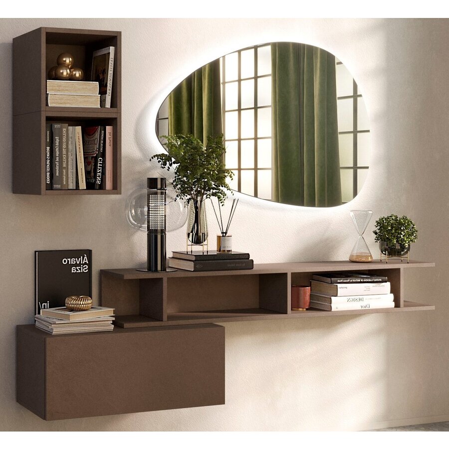 Infinity 2.0 Set van 2 Open Kubus Brons Infinity 2.0 Set van 2 Open Kubus Brons