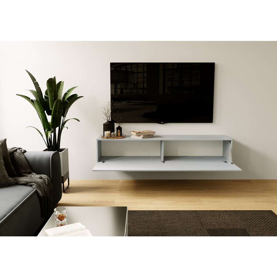 Valentino 138 cm Ardesia TV Wandmeubel Valentino 138 cm Ardesia TV Wandmeubel