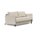 Innovation Living Cubed met Armleuning 160 cm Slaapbank Zand Innovation Living Cubed met Armleuning 160 cm Slaapbank Zand